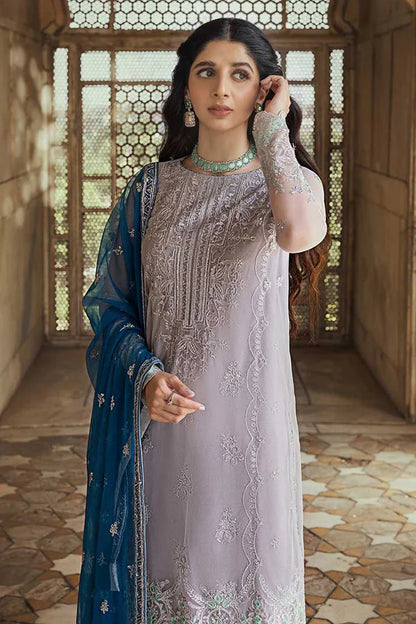 Tahra By Zainab Chottani Unstitched 3 Piece Embroidered Suit TZC23LF D-08 - Nigar - Luxury Festive Collection Brand Mafia by Zonash