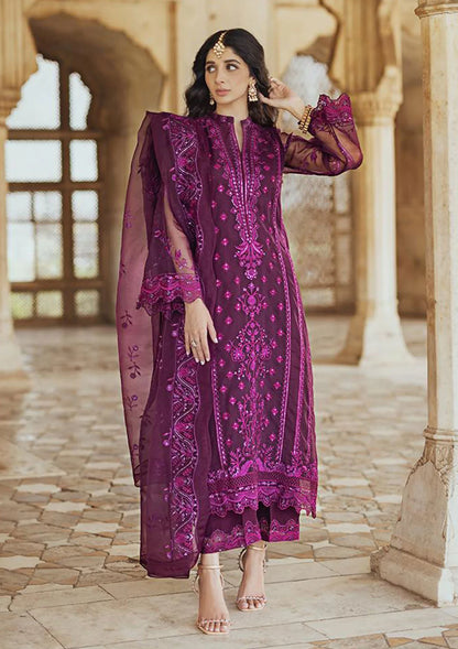 Tahra By Zainab Chottani Unstitched 3 Piece Embroidered Suit TZC23LF D-10 Mah Bano - Luxury Festive Collection Brand Mafia by Zonash