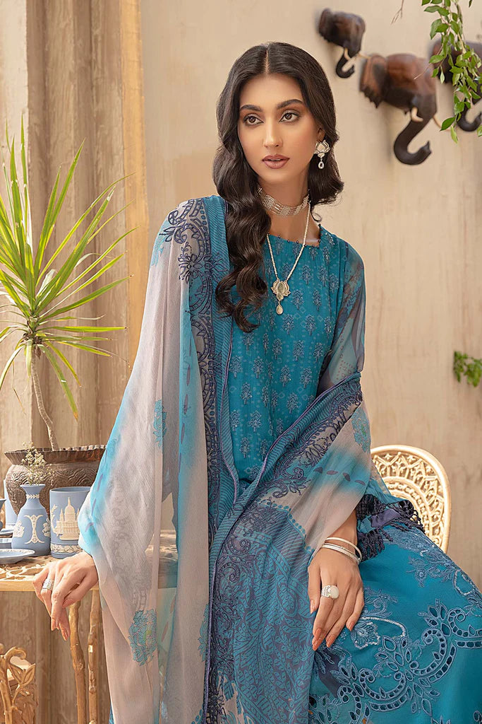 Vasl by Charizma Stitched 3 Piece Embroidered Chiffon Suits VSL-10 - Luxury Formal Collection Brand Mafia by Zonash