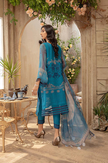 Vasl by Charizma Stitched 3 Piece Embroidered Chiffon Suits VSL-10 - Luxury Formal Collection Brand Mafia by Zonash