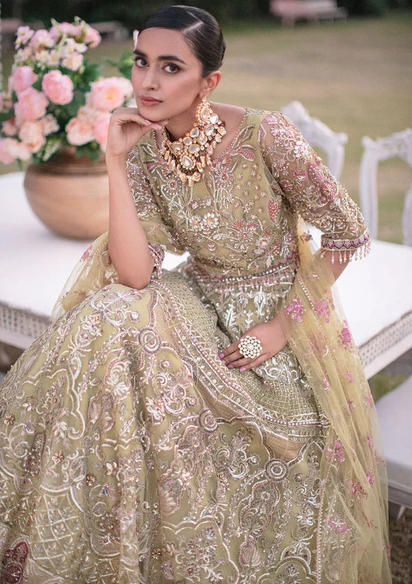 Veer Di Wedding by Elaf Unstitched 3 Piece Embroidered Suit EF22VW EVW 03 - Bridal Collection Brand Mafia by Zonash