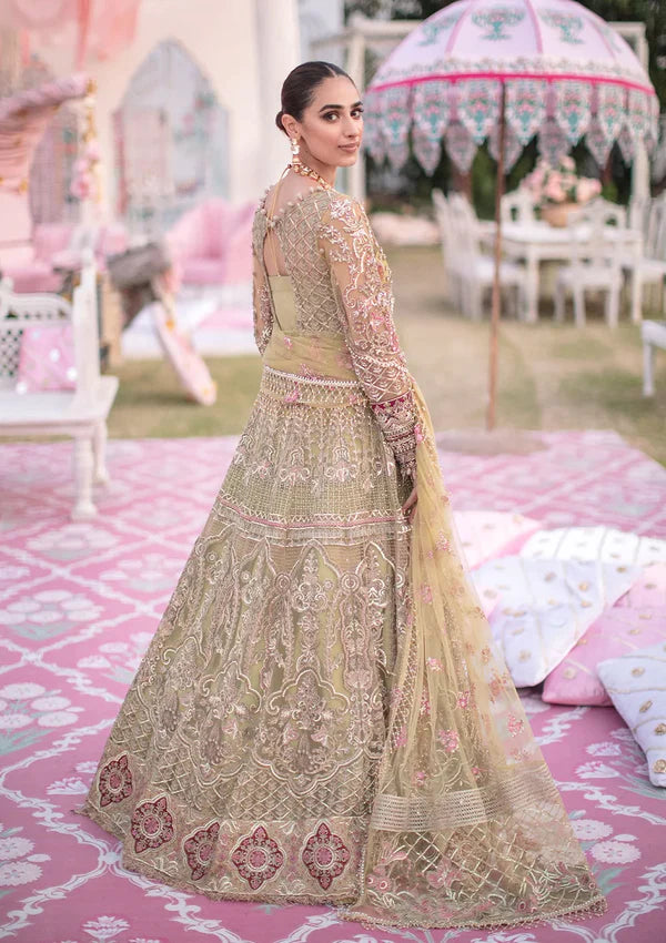 Veer Di Wedding by Elaf Unstitched 3 Piece Embroidered Suit EF22VW EVW 03 - Bridal Collection Brand Mafia by Zonash