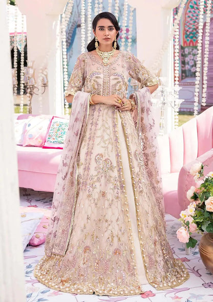 Veer Di Wedding by Elaf Unstitched 3 Piece Embroidered Suit EF22VW EVW 05 JAHAN ARAA - Bridal Collection Brand Mafia by Zonash