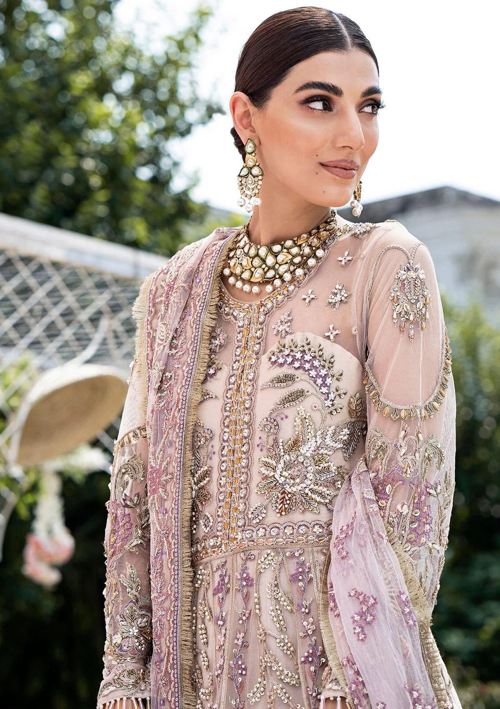 Veer Di Wedding by Elaf Unstitched 3 Piece Embroidered Suit EF22VW EVW 05 JAHAN ARAA - Bridal Collection Brand Mafia by Zonash