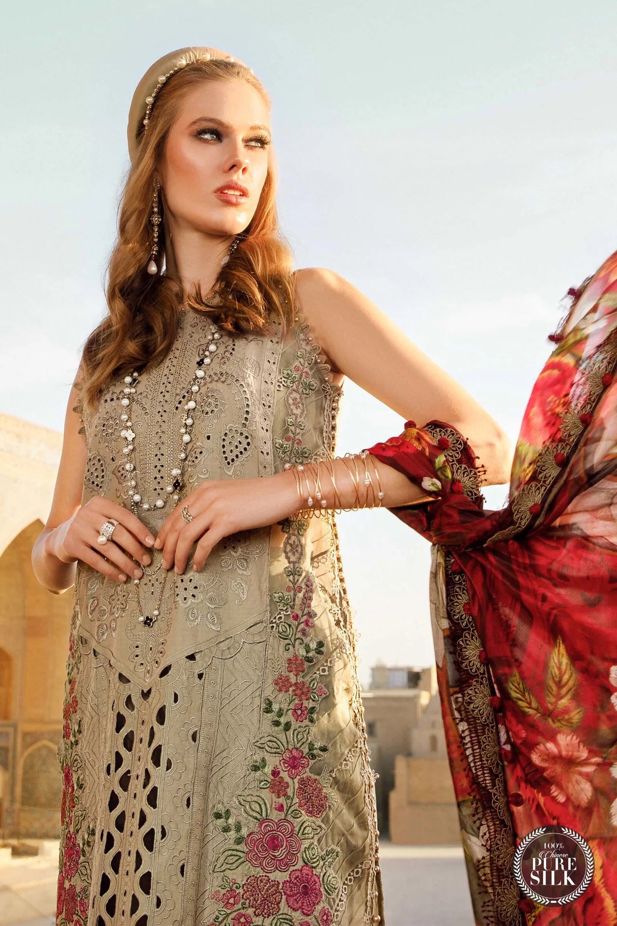 Voyage-A-Luxe-By-Maria-B-Unstitched-3-Piece-Embroidered-Lawn-Suit-MB23V-13A-Eid-Collection