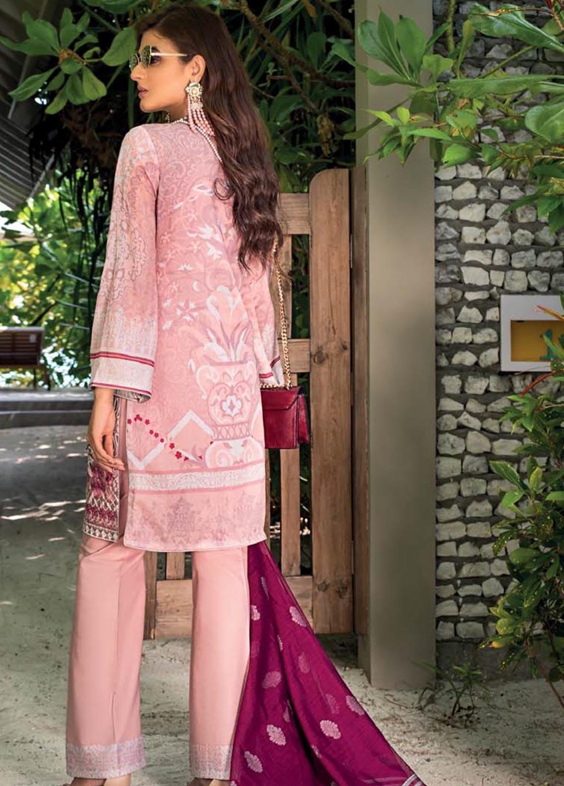 Zainab Chottani Unstitched 3 Piece Embroidered Chikankari Suit ZC20LL 8A - Luxury Collection Brand Mafia by Zonash