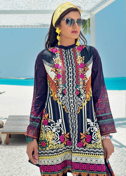 Zainab Chottani Unstitched 3 Piece Embroidered Lawn Suit ZC20LL 4A - Luxury Collection Brand Mafia by Zonash