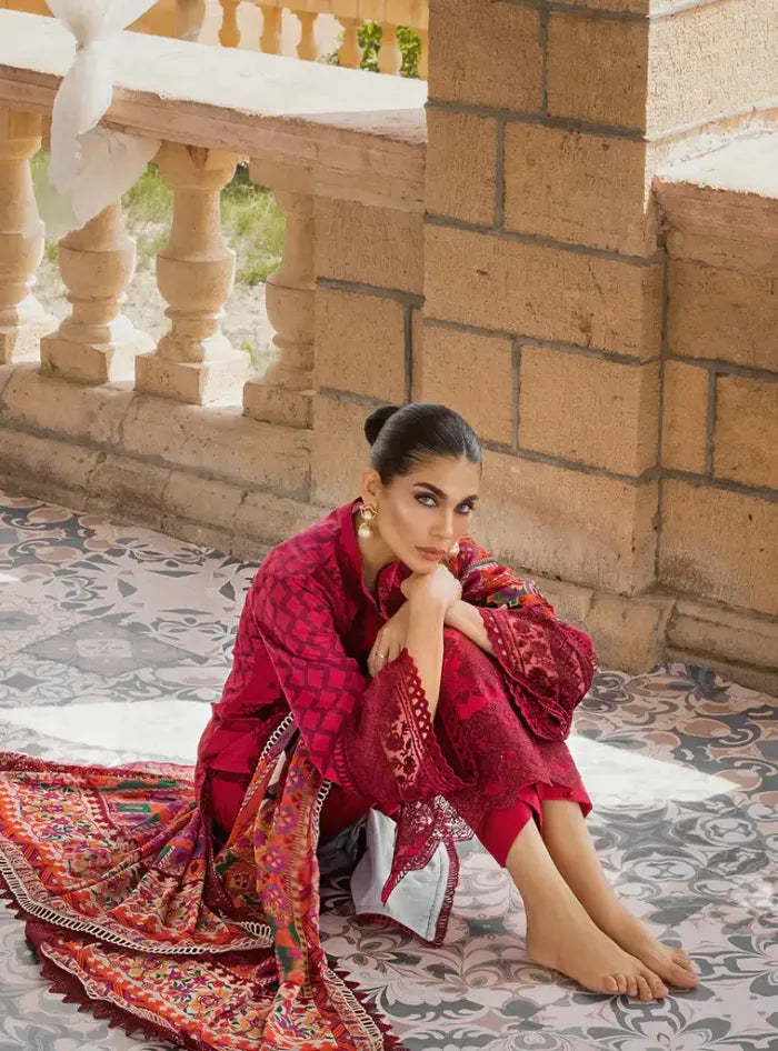 Zainab-Chottani-Unstitched-3-Piece-Embroidered-Lawn-Suit-ZC23L-3A-Luxury-Collection