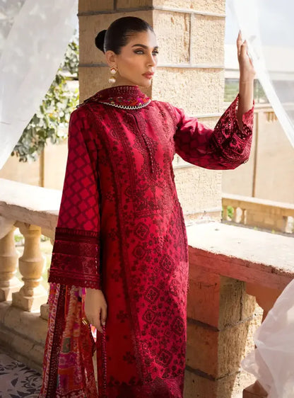 Zainab-Chottani-Unstitched-3-Piece-Embroidered-Lawn-Suit-ZC23L-3A-Luxury-Collection