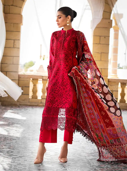 Zainab-Chottani-Unstitched-3-Piece-Embroidered-Lawn-Suit-ZC23L-3A-Luxury-Collection