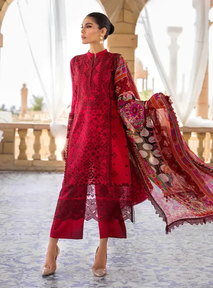 Zainab-Chottani-Unstitched-3-Piece-Embroidered-Lawn-Suit-ZC23L-3A-Luxury-Collection