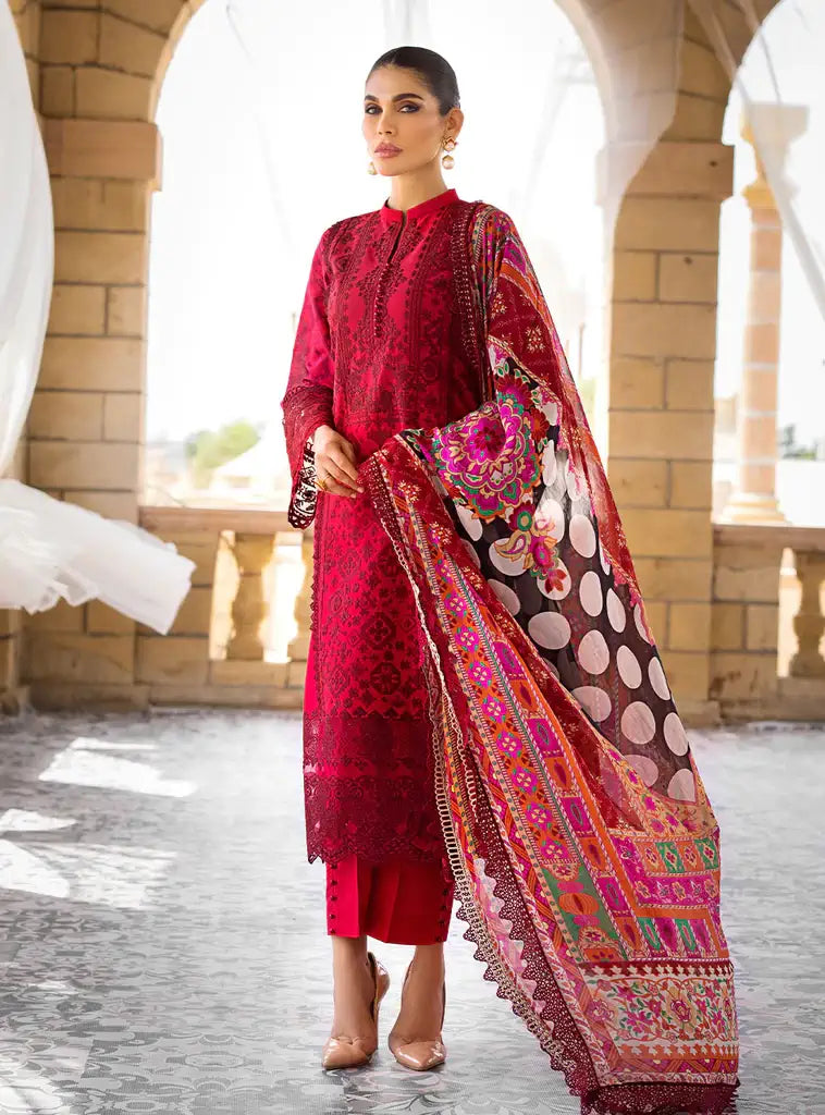 Zainab-Chottani-Unstitched-3-Piece-Embroidered-Lawn-Suit-ZC23L-3A-Luxury-Collection