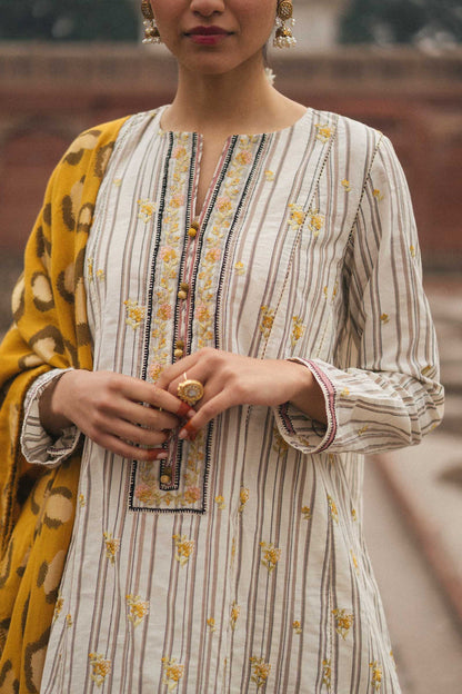 Zara Shahjahan Unstitched 3 Piece Embroidered Jacquard Suit ZSJ20GL ZAREEN-A - Spring / Summer Collection Brand Mafia by Zonash