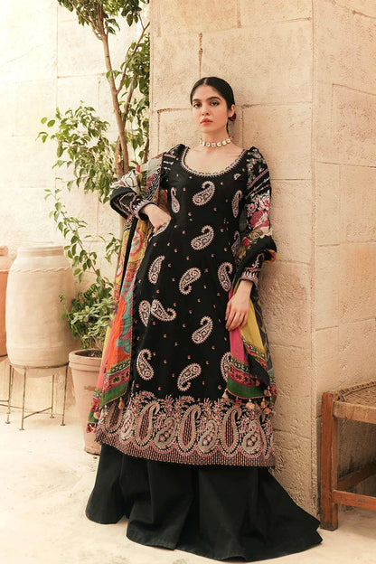 Zara Shahjahan Unstitched 3 Piece Embroidered Lawn Suit ZS22L SIBEL - Luxury Collection Brand Mafia by Zonash