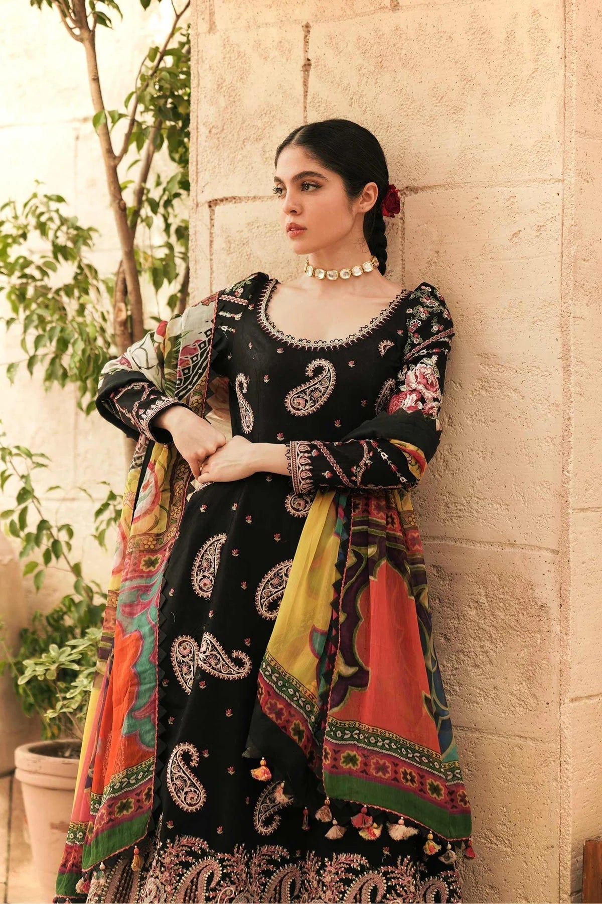 Zara Shahjahan Unstitched 3 Piece Embroidered Lawn Suit ZS22L SIBEL - Luxury Collection Brand Mafia by Zonash