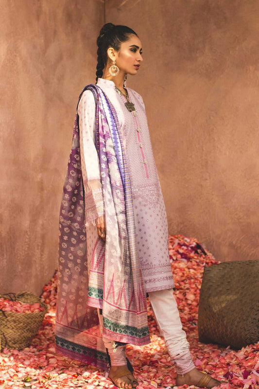 Zara Shahjahan Unsitched 3 Piece Embroidered Lawn Suit – Lucknow - Spring/Summer Collection