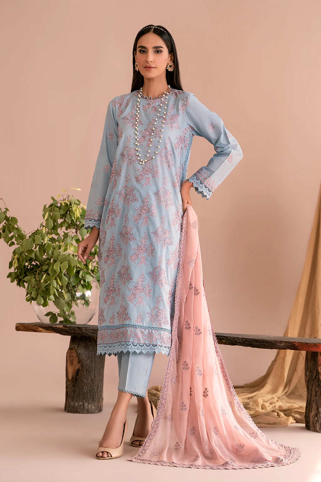 Zarif Embroidered Unstitched 3 Piece Lawn Suit ZEA-07 Hailey - Eid Collection Brand Mafia by Zonash