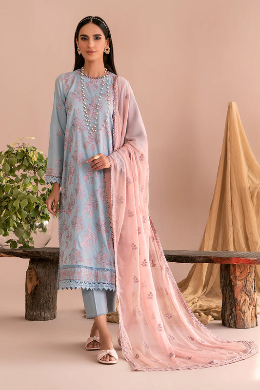 Zarif Embroidered Unstitched 3 Piece Lawn Suit ZEA-07 Hailey - Eid Collection Brand Mafia by Zonash