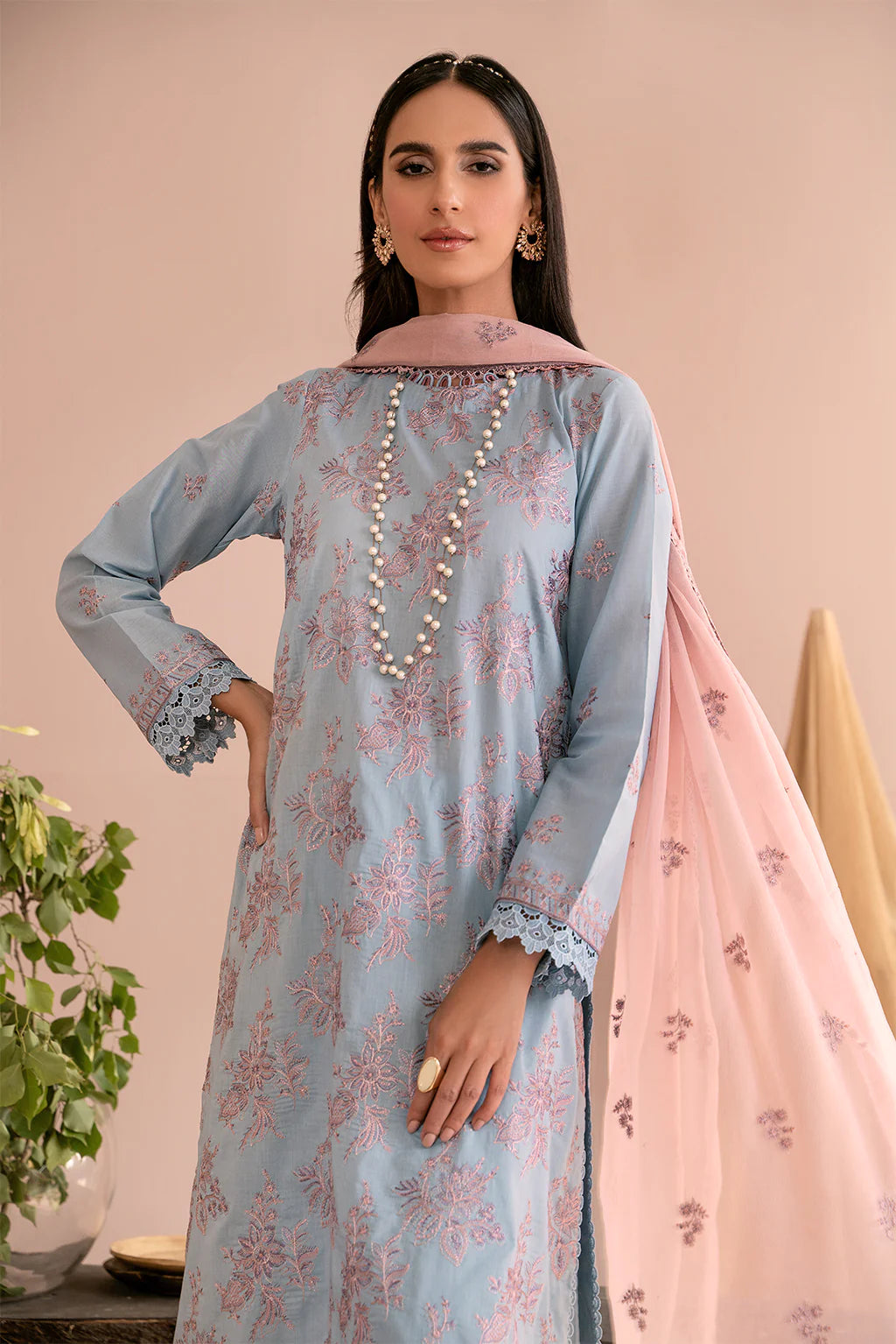 Zarif Embroidered Unstitched 3 Piece Lawn Suit ZEA-07 Hailey - Eid Collection Brand Mafia by Zonash