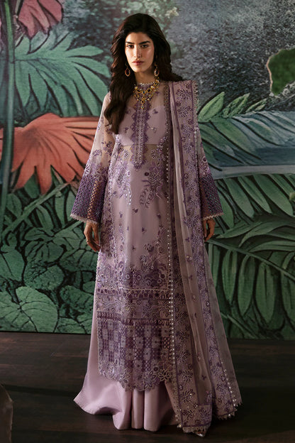 La Fuchsia By Afrozeh Unstitched 3 Piece Embroidered Organza Suit V2AF24L Helen - Festive Collection