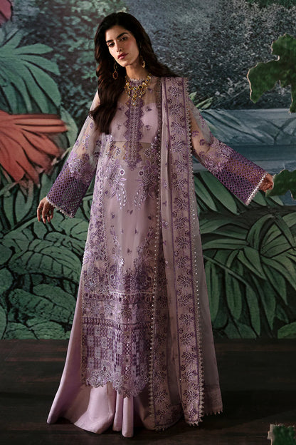 La Fuchsia By Afrozeh Unstitched 3 Piece Embroidered Organza Suit V2AF24L Helen - Festive Collection