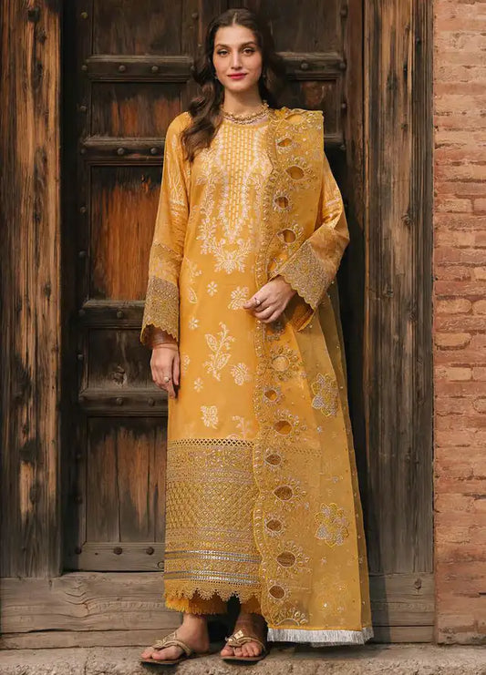 Maya By Nureh Embroidered Lawn Suits Unstitched 3 Piece NU24MY NJ-96 - Festive Lawn Collection