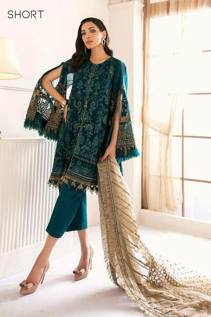 Baroque Chantelle Embroidered Chiffon 3 Piece Suit SPARKLING NIGHT Brand Mafia by Zonash