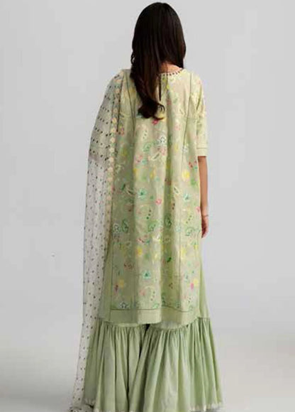 Coco by Zara Shahjahan Unstitched 3 Piece Embroidered Lawn Suit CZS23S 1A - Summer Collection Brand Mafia by Zonash