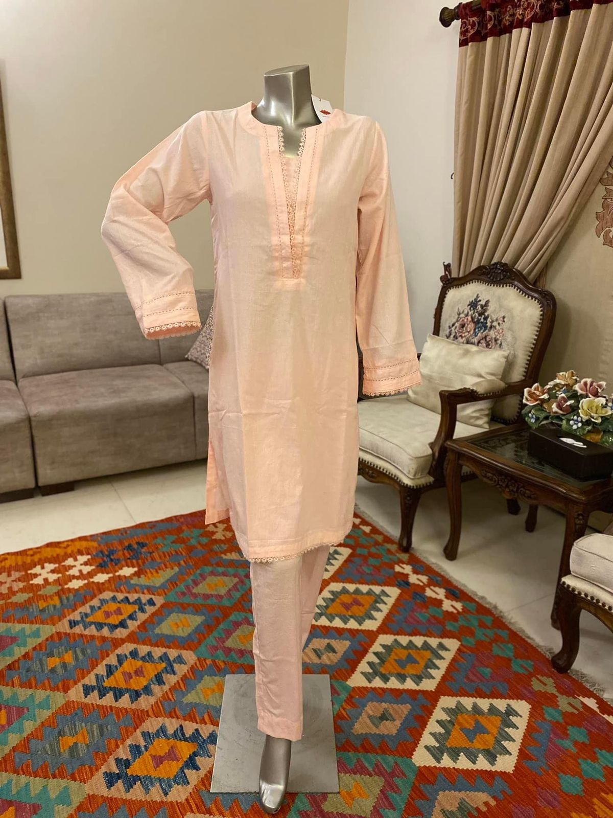 Khaadi Pret - Straight Shirts with Trousers - 2pc Suit 🌺 KP-07 Brand Mafia by Zonash