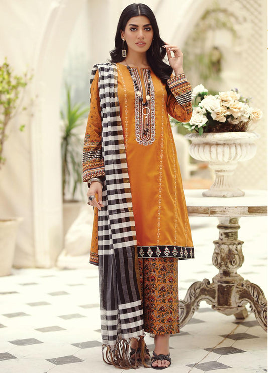 Lakhany Embroidered Dobby Suits Unstitched 3 Piece LSM23SG SG-5011 - Summer Collection Brand Mafia by Zonash