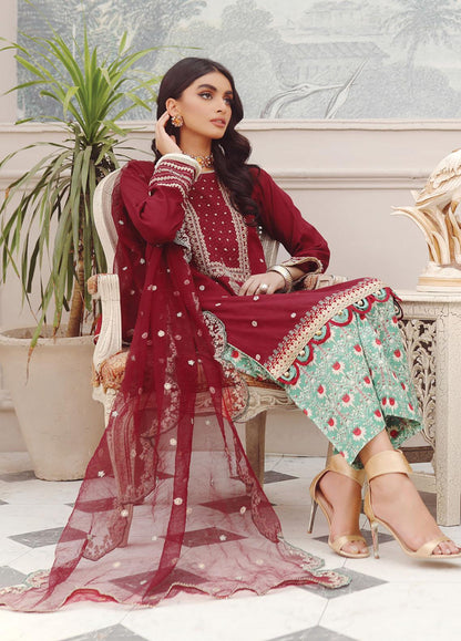 Lakhany Embroidered Dobby Suits Unstitched 3 Piece LSM23SG SG-5016 - Summer Collection Brand Mafia by Zonash