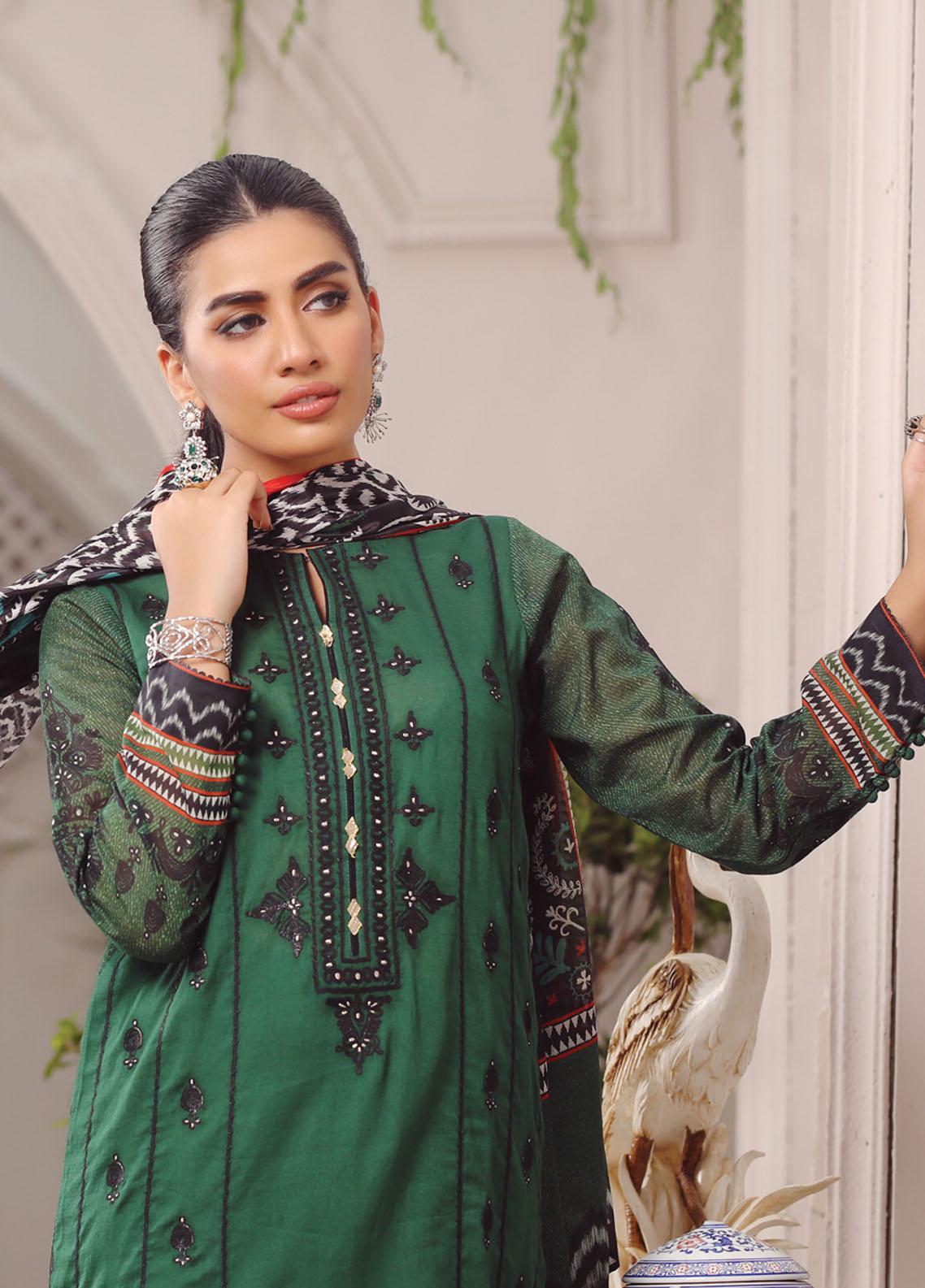 Lakhany Embroidered Dobby Suits Unstitched 3 Piece LSM23SG SG-5022 - Summer Collection Brand Mafia by Zonash