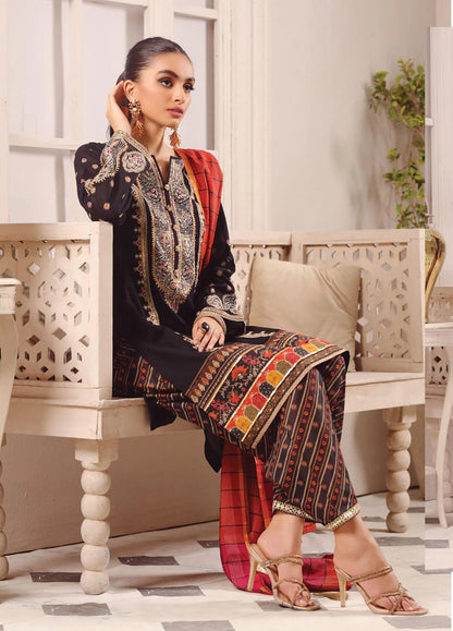 Lakhany Embroidered Dobby Suits Unstitched 3 Piece LSM23SG SG-5023 - Summer Collection Brand Mafia by Zonash