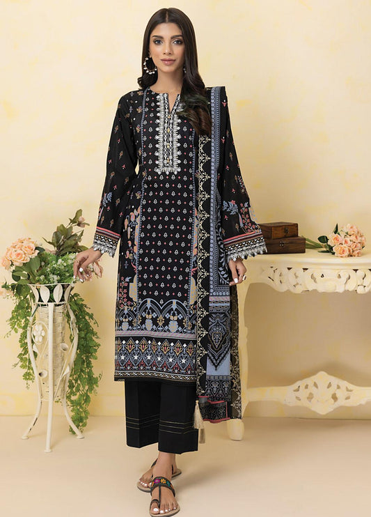 Lakhany Embroidered Lawn Suits Unstitched 3 Piece LSM23SG SED-SS-0009 - Summer Collection Brand Mafia by Zonash