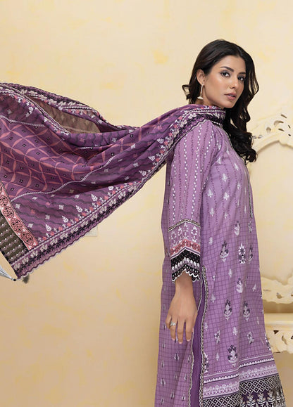 Lakhany Embroidered Lawn Suits Unstitched 3 Piece LSM23SG SED-ZH-0008 - Summer Collection Brand Mafia by Zonash