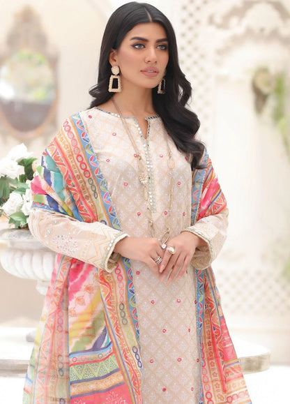 Lakhany Embroidered Lawn Suits Unstitched 3 Piece LSM23SG SG-5012 - Summer Collection Brand Mafia by Zonash