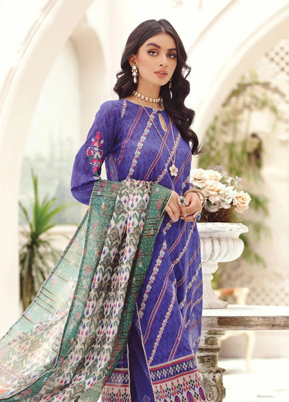 Lakhany Embroidered Lawn Suits Unstitched 3 Piece LSM23SG SG-5013 - Summer Collection Brand Mafia by Zonash