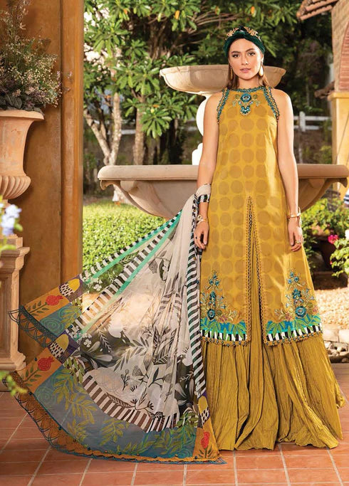 Mprints By Maria B Printed Lawn Suits Unstitched 3 Piece MB23MP 11B - Summer Collection Brand Mafia by Zonash