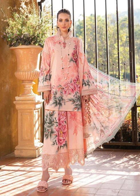 Mprints By Maria B Printed Lawn Suits Unstitched 3 Piece MB23MP 14B - Summer Collection Brand Mafia by Zonash