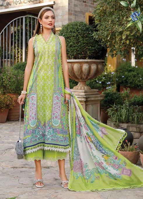 Mprints By Maria B Printed Lawn Suits Unstitched 3 Piece MB23MP 5A - Summer Collection Brand Mafia by Zonash