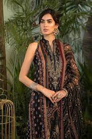 Mprints By Maria B Unstitched 3 Piece Printed Lawn Suit 1112-B - Summer Collection Brand Mafia by Zonash