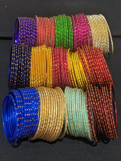 Multi Metal Bangles | Box of 12 dozen Bangles B-111 Brand Mafia by Zonash