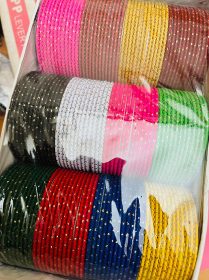 Multi Metal Bangles | Box of 12 dozen Bangles B-111 Brand Mafia by Zonash