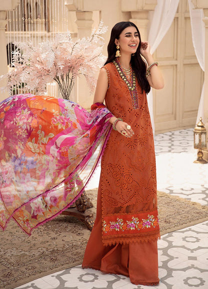 Noor by Saadia Asad Embroidered Lawn Suits Unstitched 3 Piece SA21-N2 01 - Summer Collection Brand Mafia by Zonash