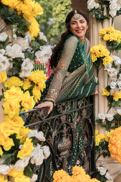 Shehnai By Afrozeh Embroidered Net Suits Unstitched 3 Piece - 06 SHIRIN - Wedding Formals Collection Brand Mafia by Zonash