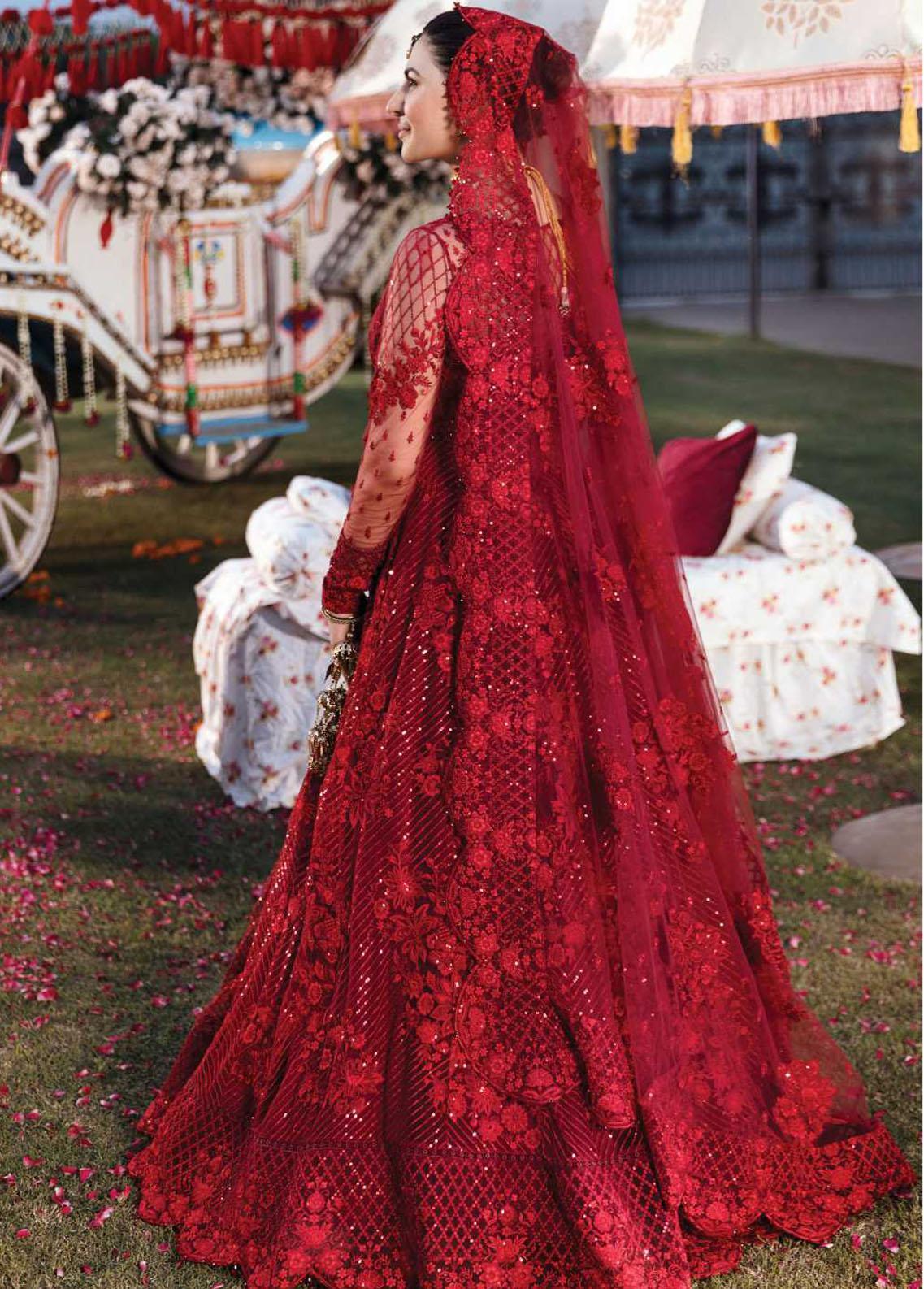 Shehnai By Afrozeh Embroidered Net Suits Unstitched 3 Piece - 09 AFREEN - Wedding Formals Collection Brand Mafia by Zonash