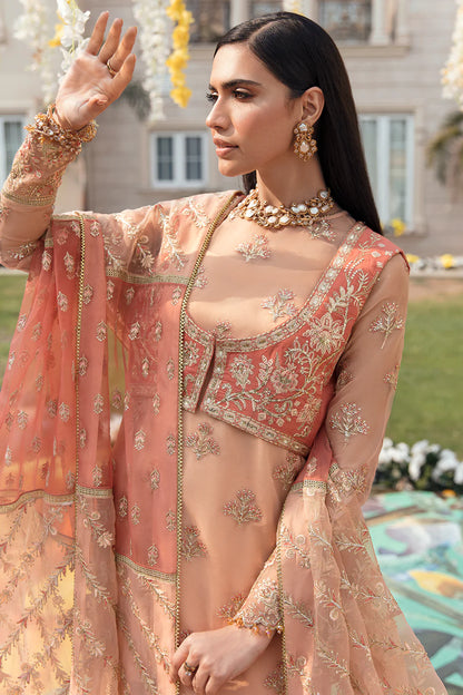 Shehnai By Afrozeh Embroidered Raw Silk Suits Unstitched 3 Piece - 05 JAHANARA - Wedding Formals Collection Brand Mafia by Zonash