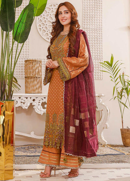 Vasl By Hadia Eman Embroidered Lawn Suits Unstitched 3 Piece HE22V HEVL-03 - Festive Collection Brand Mafia by Zonash