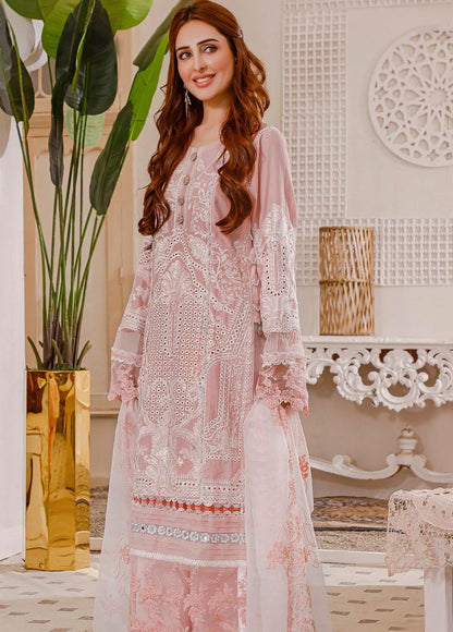 Vasl By Hadia Eman Embroidered Lawn Suits Unstitched 3 Piece HE22V HEVL-07 - Festive Collection Brand Mafia by Zonash