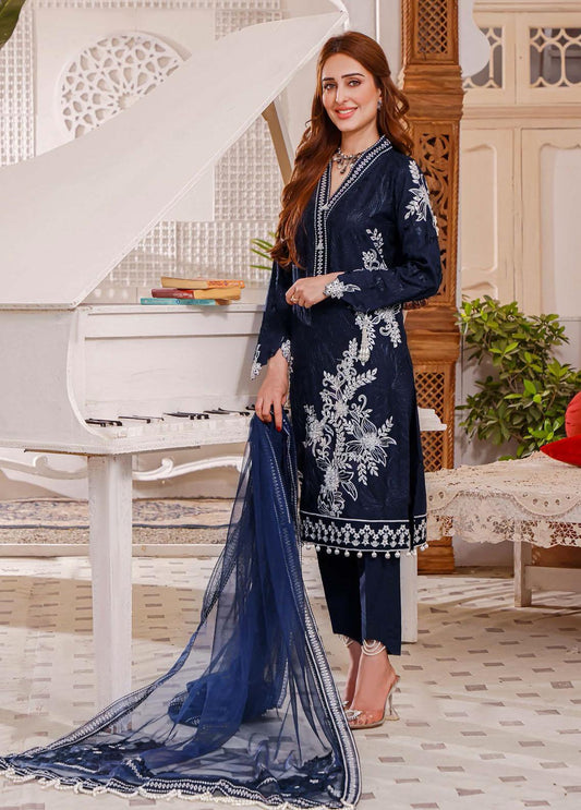 Vasl By Hadia Eman Embroidered Lawn Suits Unstitched 3 Piece HE22V HEVL-09 - Festive Collection Brand Mafia by Zonash